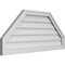Ekena Millwork Octagonal Top Surface Mount PVC Gable Vent w/ 2"W x 1-1/2"P Brickmould Frame, 40"W x 18"H GVPOT40X1802SN - alternate 2